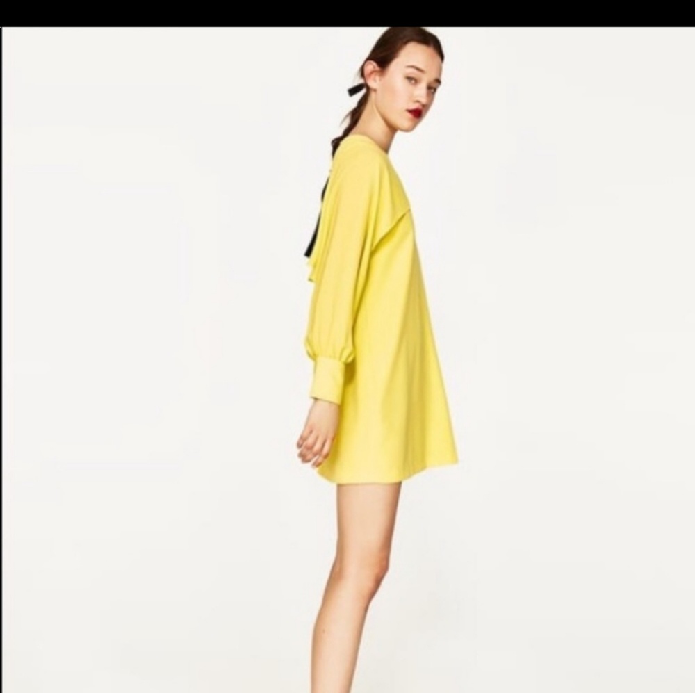 ASOS vibrant yellow dress